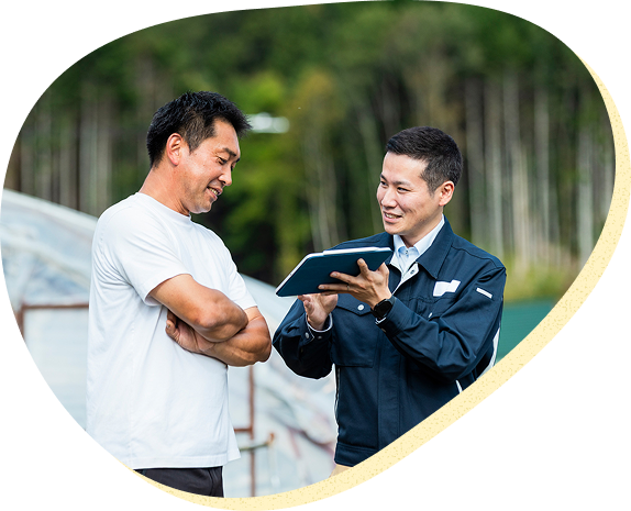 最適な設備提案を受けるイメージ